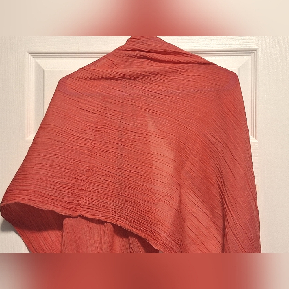 DEVRED | Peach Cotton Scarf